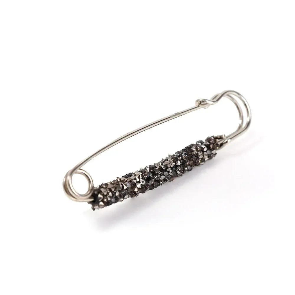2Pcs Women's Brooch Tighten Waist Brooches for Women Skirt Pants Jeans Adjustable Waist Clip Crystal Pins Clothing Accessories