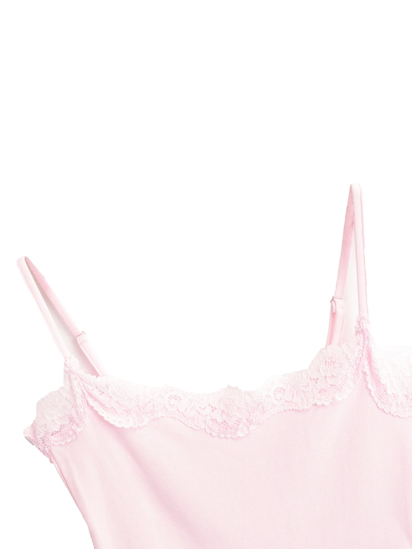 Sexy Bodysuit Tops For Women 2025 Summer Y2k Clothes Lace Panel BodySuits Women Solid Color Cami Bodysuit Backless Lace Top Pink