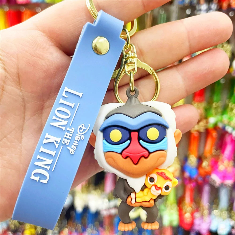 New Kawaii Anime Disney Keychain Toy Story Personalized Variety of Cartoon Doll Keyring Key Chain Car Pendant Kids Toys Gifts
