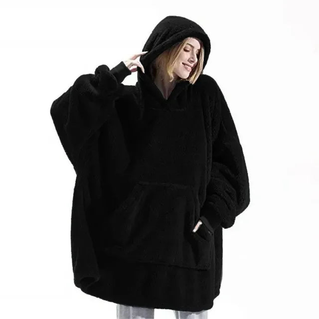Blanket With Sleeves Pullover Oversize Women Hoody Sweatshirts Oversized Hoodies Sweatshirt Women Winter Hoodies Fleece Giant