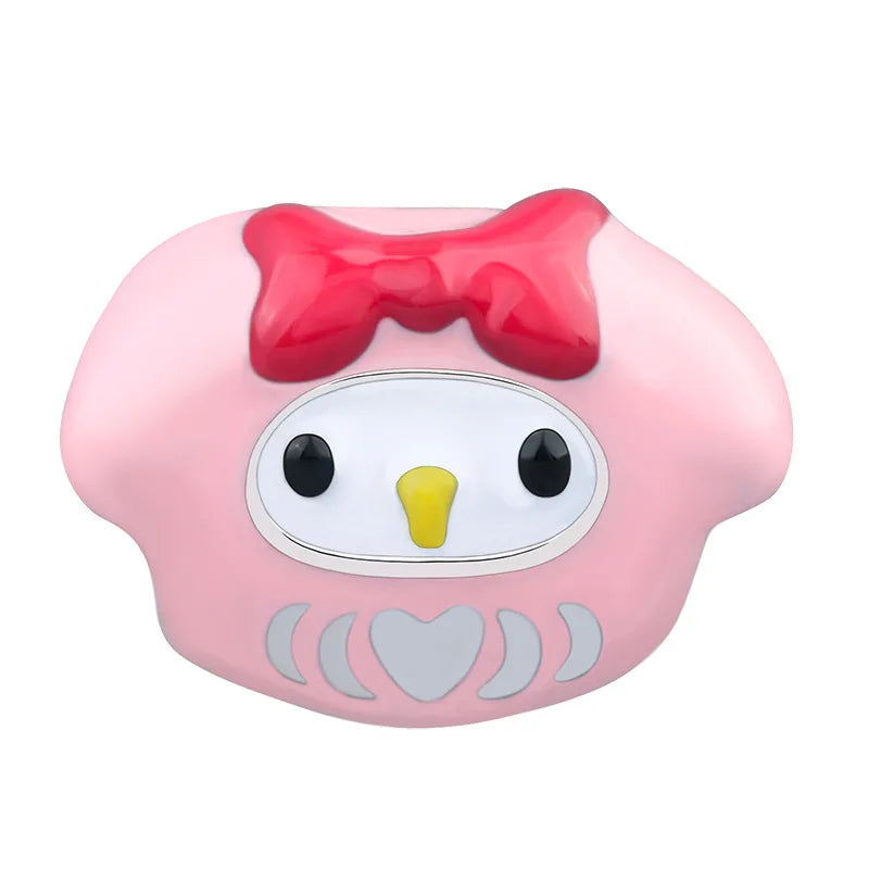 Sanrio Hello Kitty Melody Charming Cartoon Dripping Oil Beads Fit Original Pandora Bracelets Colorful DIY Jewelry Accessories