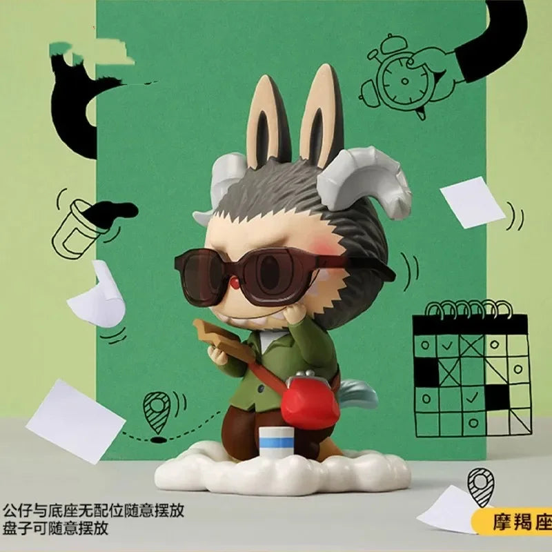 POP MART THE MONSTERS Constellation Series Labubu Zimomo Blind Box Surprise Box Original Action Figure Cartoon Model Mystery Box