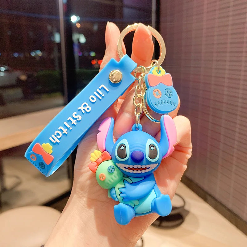 New Kawaii Anime Disney Keychain Toy Story Personalized Variety of Cartoon Doll Keyring Key Chain Car Pendant Kids Toys Gifts