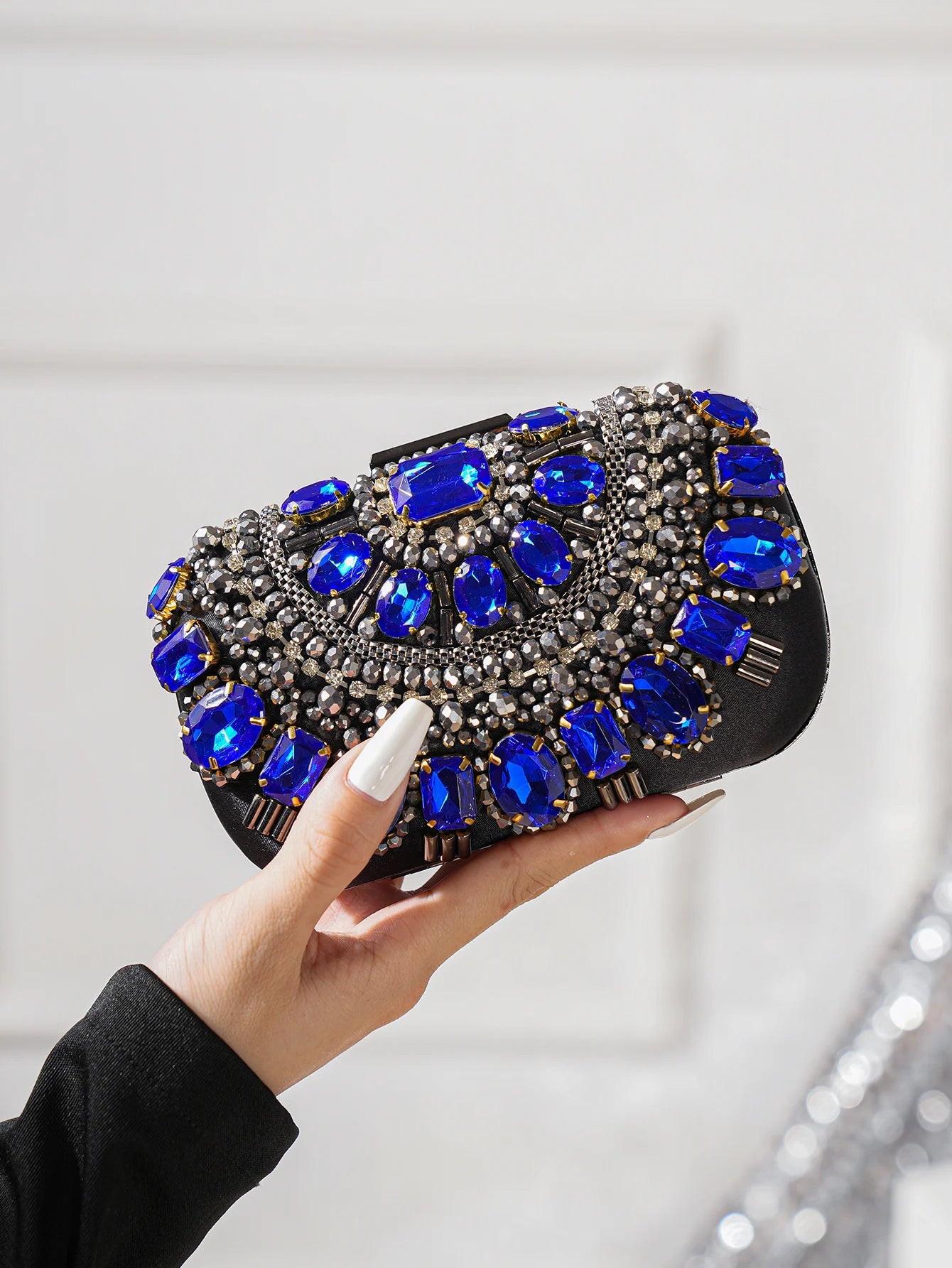 Mini Baroque Jewel Retro Beaded Clutch, Party Bag, Wedding Bag, Party Girl Clutch, Ladies Clutch for Party, Wedding, Prom