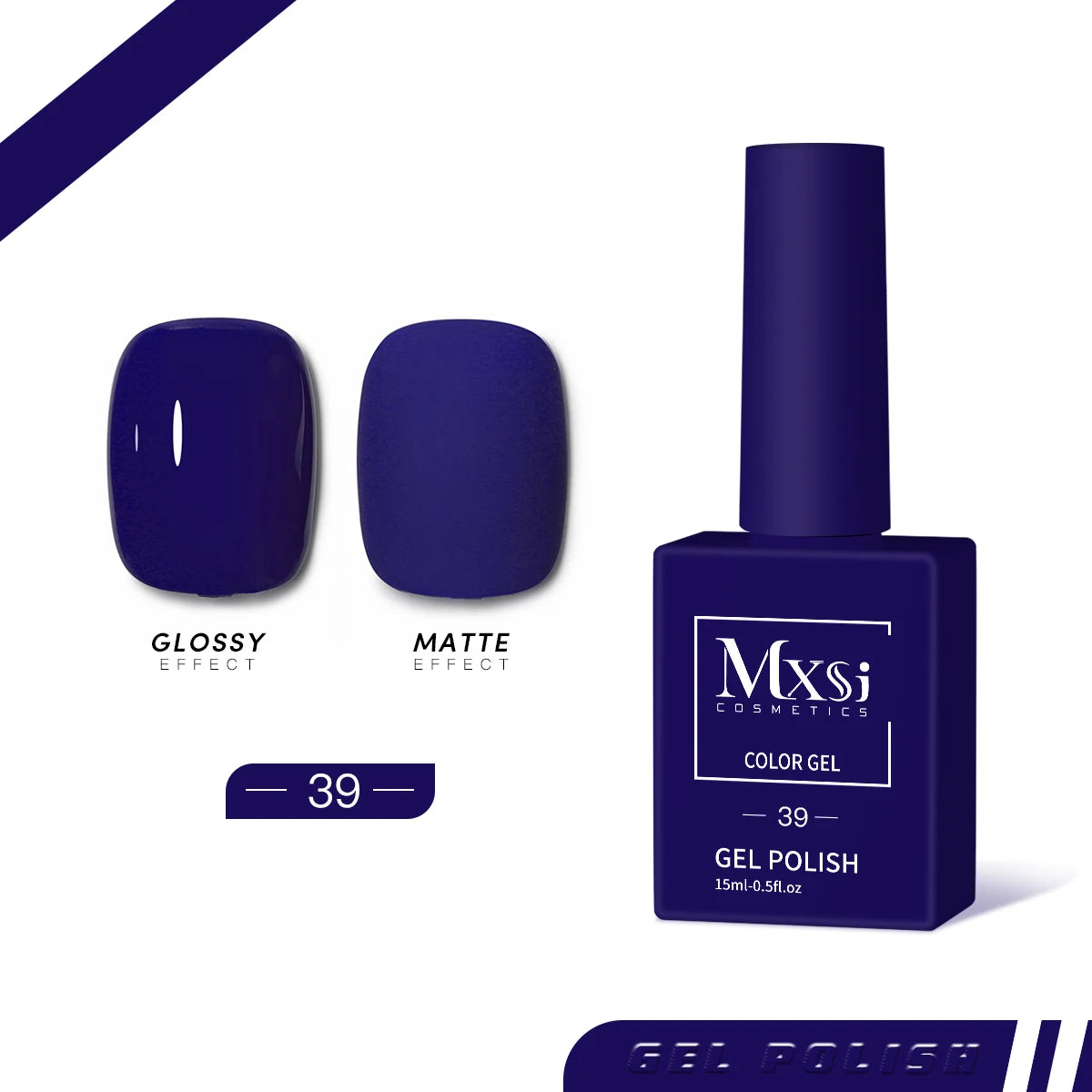 Mxsi 15ml ジェルネイルポリッシュ ネオンブラウン ロイヤルブルー レッドグリーン パスタルヌード ネイルアートワニス ジェルラッカー トップコート UVジェルネイル 未セット