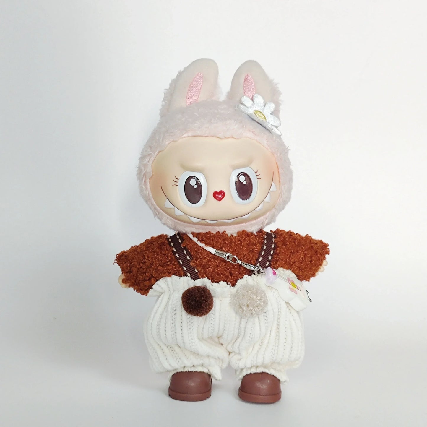 Labubu 1st & 2nd Gen Outfit - 17cm Sitting Vinyl Figure Clothes | Casual Style | Pop Mart Collectible
