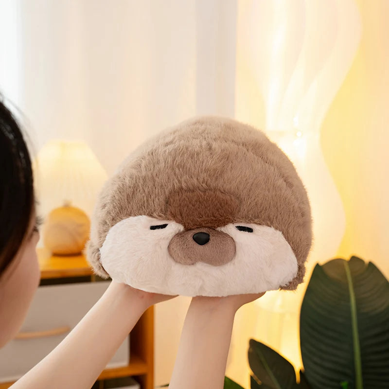 高品質 本物 かわいい 漫画 海の生き物 カワウソ ぬいぐるみ 枕 ヘッドセット ブルーシール カワウソ ぬいぐるみ 誕生日プレゼント