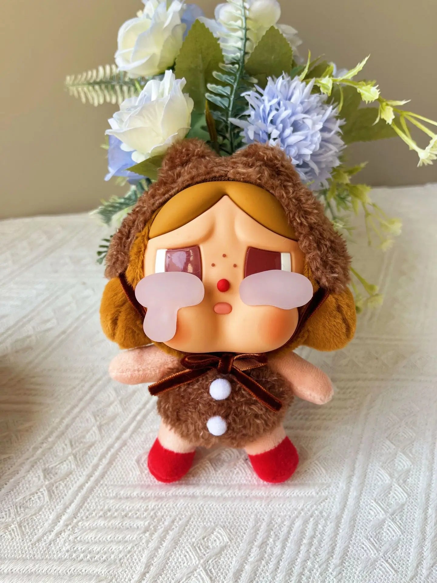 Crybaby Crying Again Series Vinyl Blind Box Toy Kawaii Anime Doll Model Series Desktop Decoration Keychain Replica