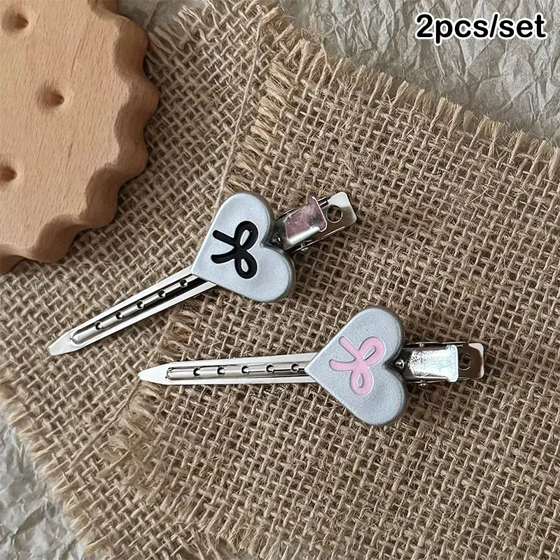 2/3/7pc Sanrio Hello Kitty Hairpin Pin Anime Cartoon Kuromi Cinnamoroll My Melody Barrettes Kawaii Hair Accessories Holiday Gift