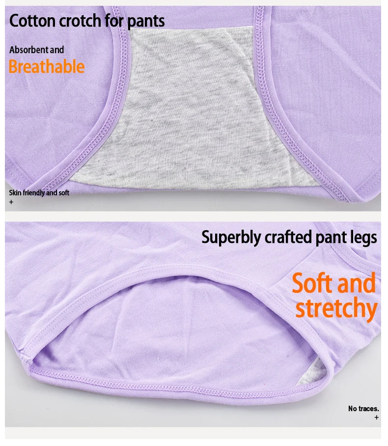 Women Cotton High Waist Panties Soft Breathable Briefs Oversize Underwear Plus Size Lingerie Seamless Ladies Panty Underpants