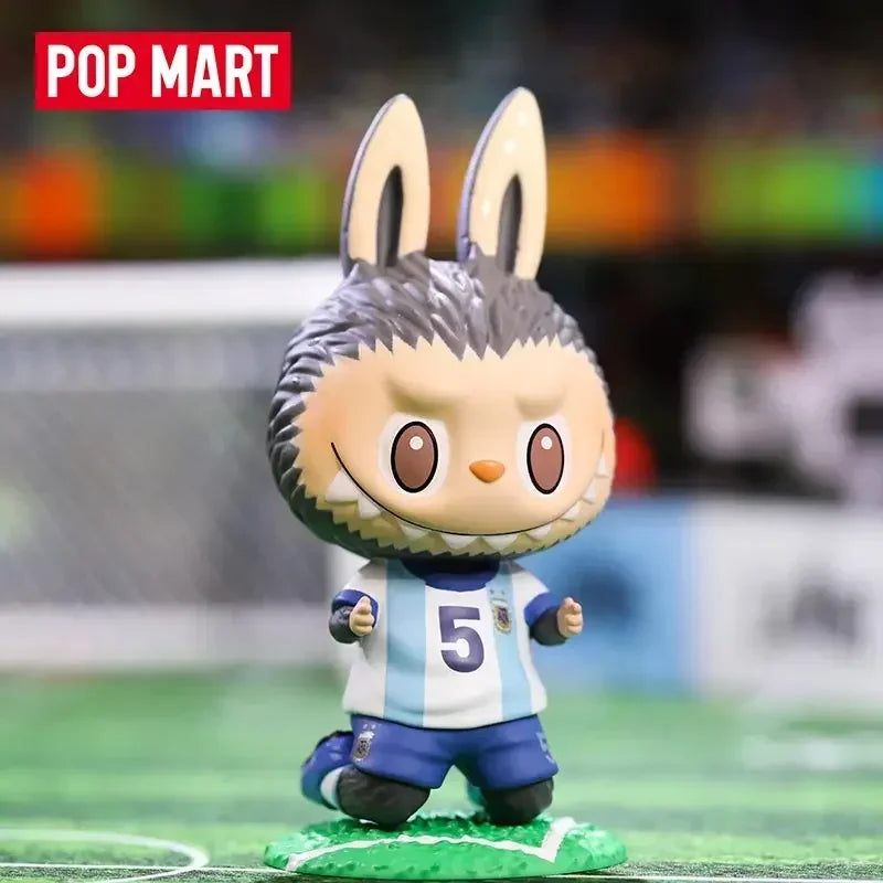 POP MART LABUBU ASOCIACION DEL FUTBOL ARGENTINO Series Blind Box Toys Kawaii Anime Action Figure Surprise Mystery Box Dolls Gift