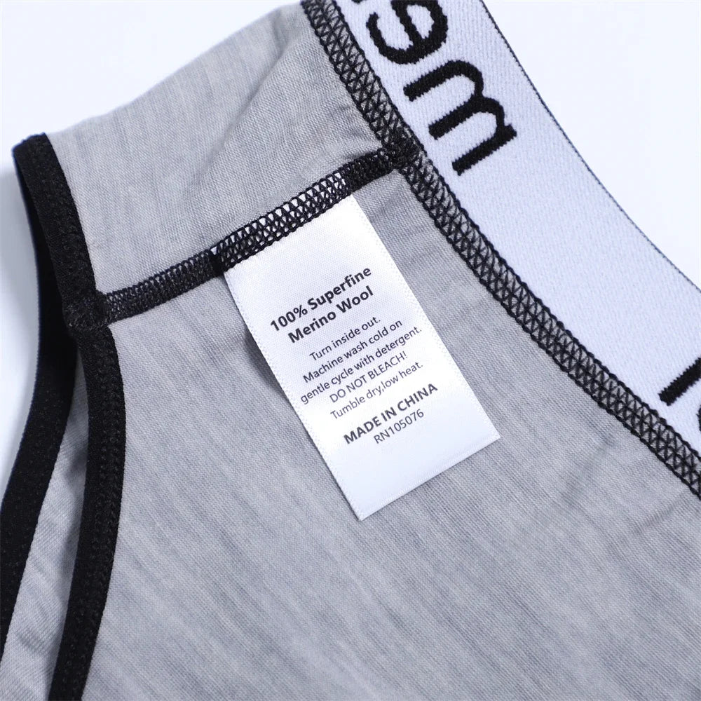 Women's 100% Merino Wool Bikini Brief Merino Underwear Lightweight Briefs Women Sports Active Panties Soft Breathable Anti-Odor