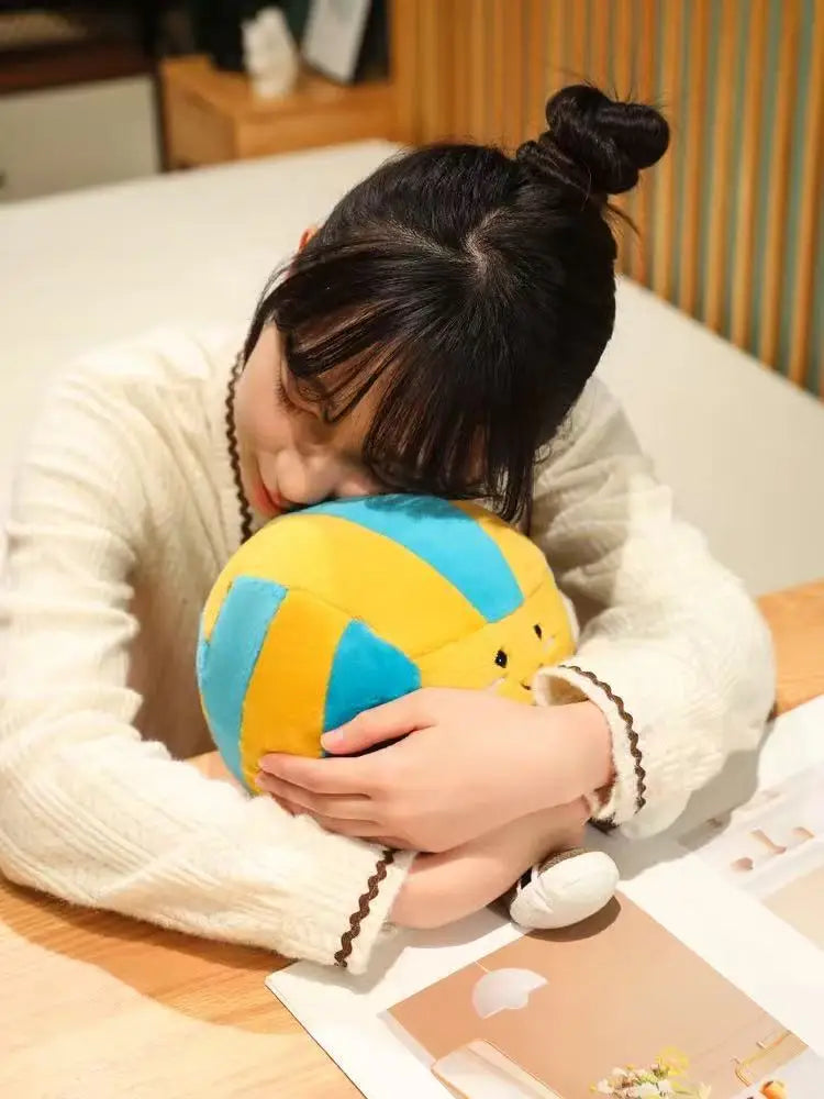 Jellycat バレーボール人形ぬいぐるみハンドメイド人形漫画アニメかわいい枕クッションホーム子供の誕生日プレゼント人形