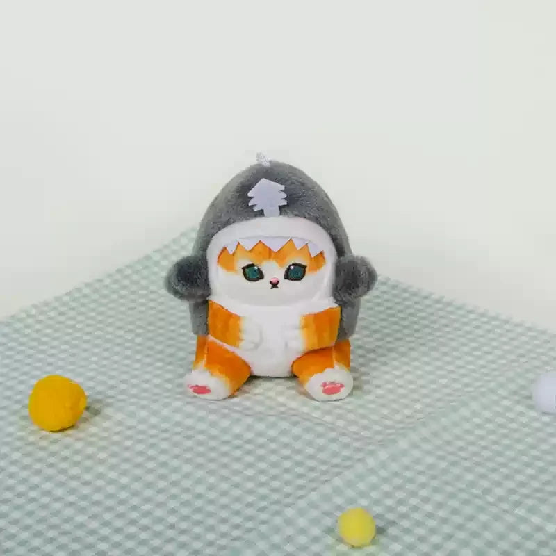 Hot Sale Genuine Yoyo Japanese Style Cute Mofusand Plushie Shark Cat Series Soft Stuff Hanging Keychain Pendant Gifts For Friend