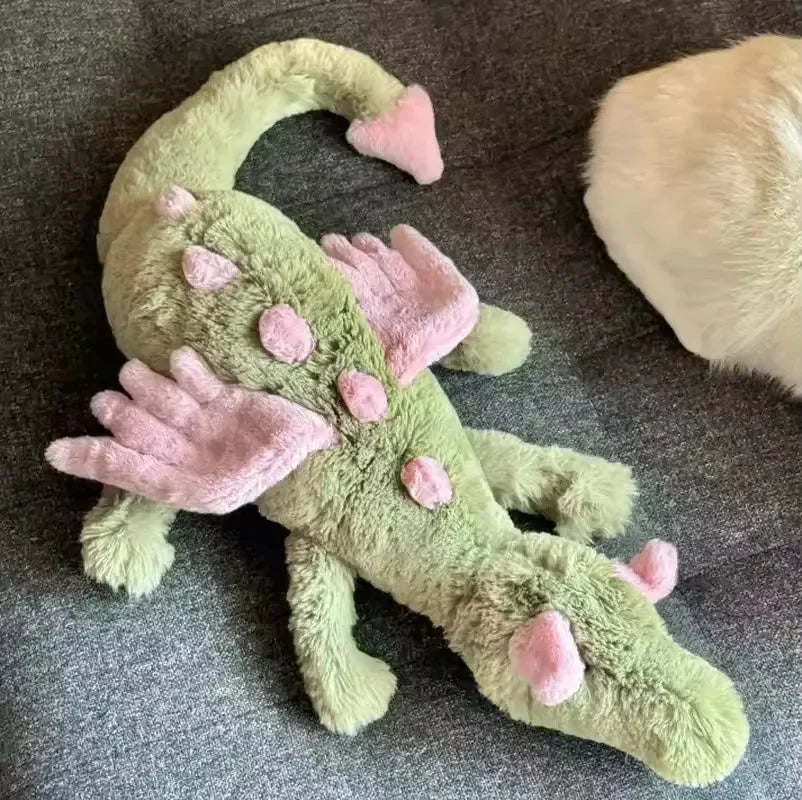 Original JELLYCAT Cat 60cm Matcha Cherry Dragon Baby Doll Bedroom Pillow Cat And Dog Play With Plush Toys Pet Holiday Gift