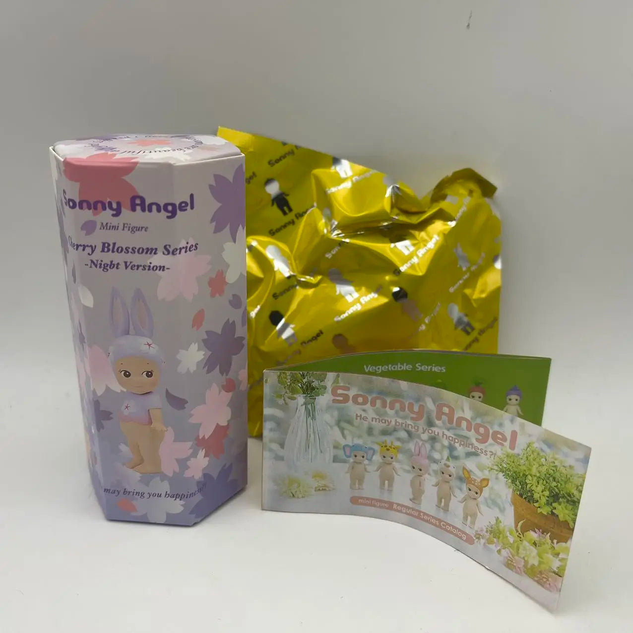 ソニーエンジェル ブラインドボックス ミニフィギュア 桜シリーズ 夜バージョン ウサギ サプライズ Tideplay ファン向けおもちゃ キュアドール ラッキーギフト