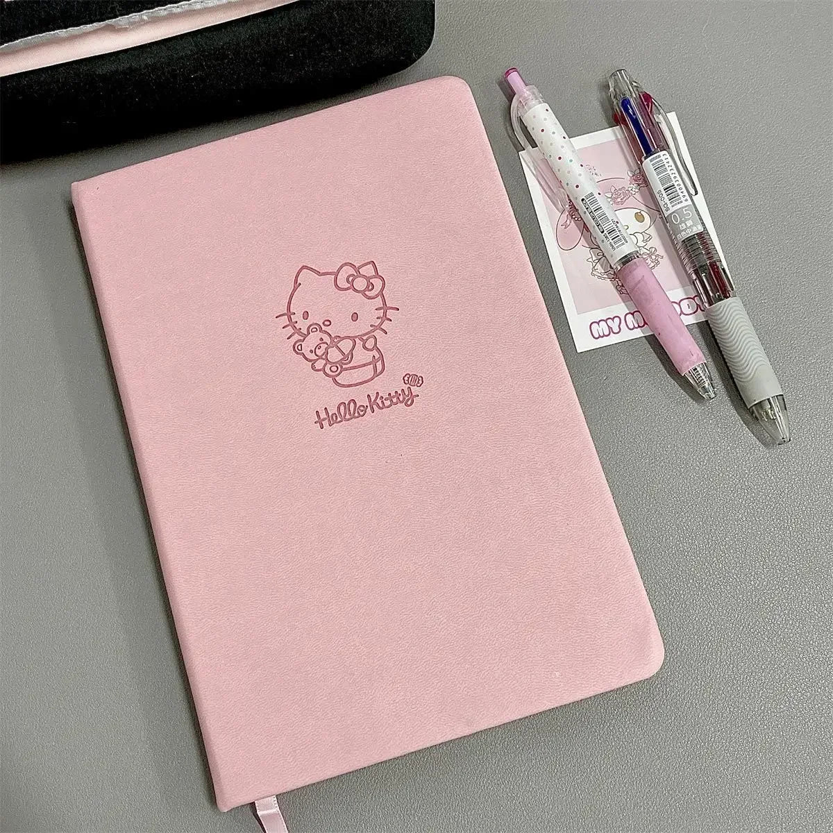 Sanrio Hello Kitty Notebook - A5 Pink Anime Notepad for School & Office, Cute Diary Gift for Kids