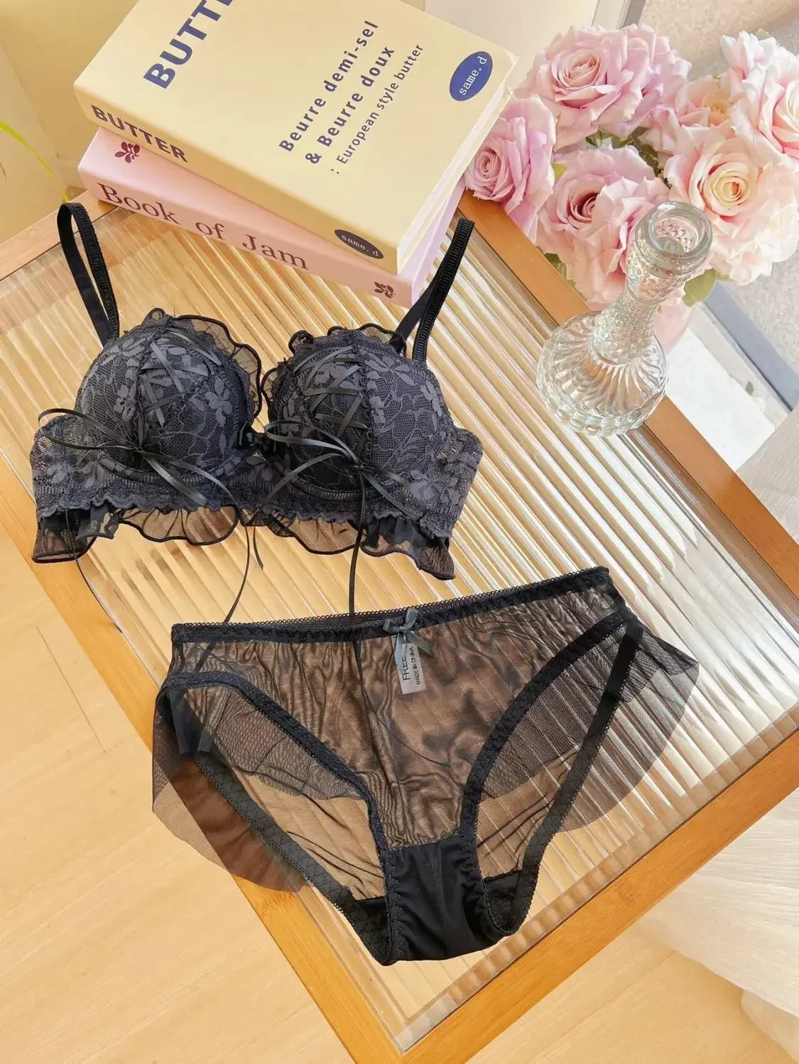 Japanese Style Lolita Princess Wind Lace Lace Lingerie Design for Girls Push-up Bra Women Underwear Push Up Bra