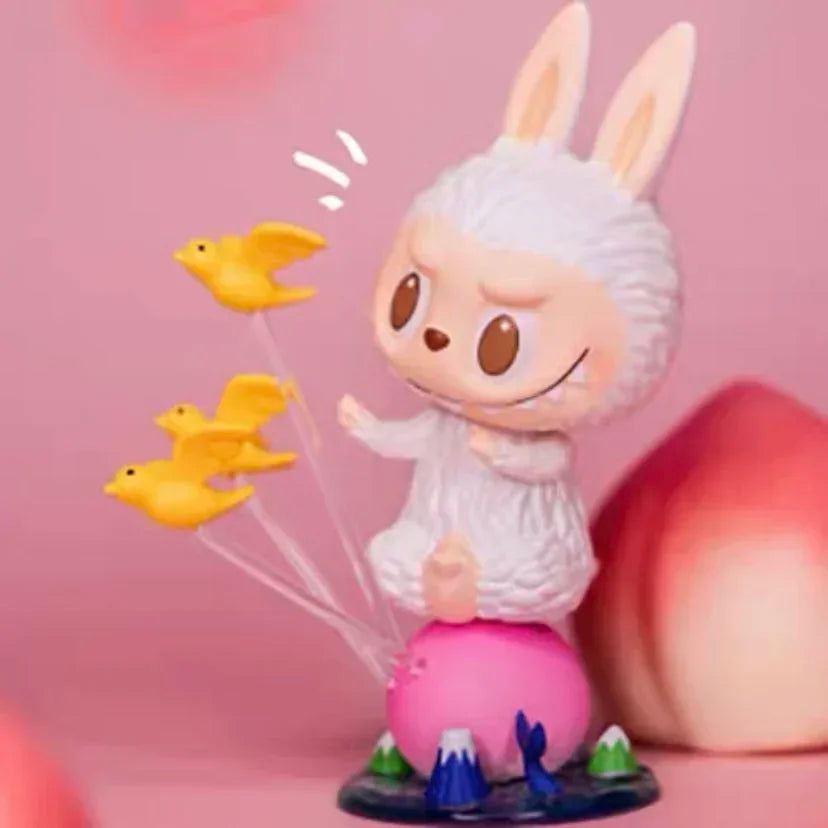 POP MART Labubu The Monsters Fruit Series Blind Box Toys Kawaii Anime Action Figure Surprise Mystery Box Dolls Girls Gift