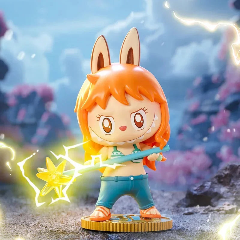 POP MART LABUBU THE MONSTERS x One Piece Series Blind Box Toys Mystery Box Mistery Action Figure Surprise Model Birthday Gift