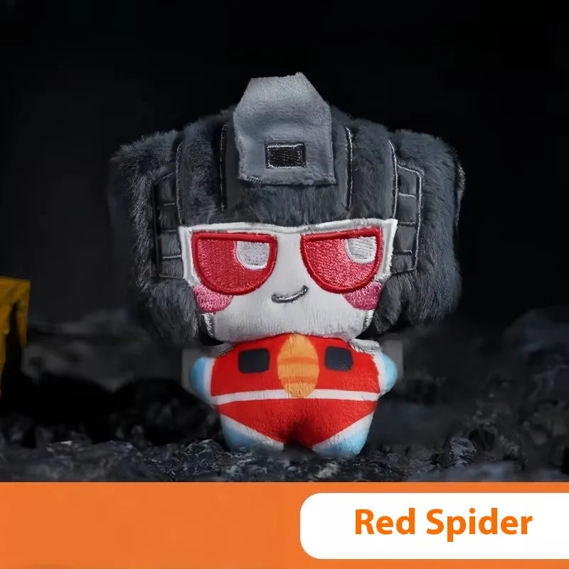 Mini Transformation Shockwave PLush Pendant Box Toy Model Birthday Fans Collectible Decoration Surprise Boys Cool Peluche Gifts