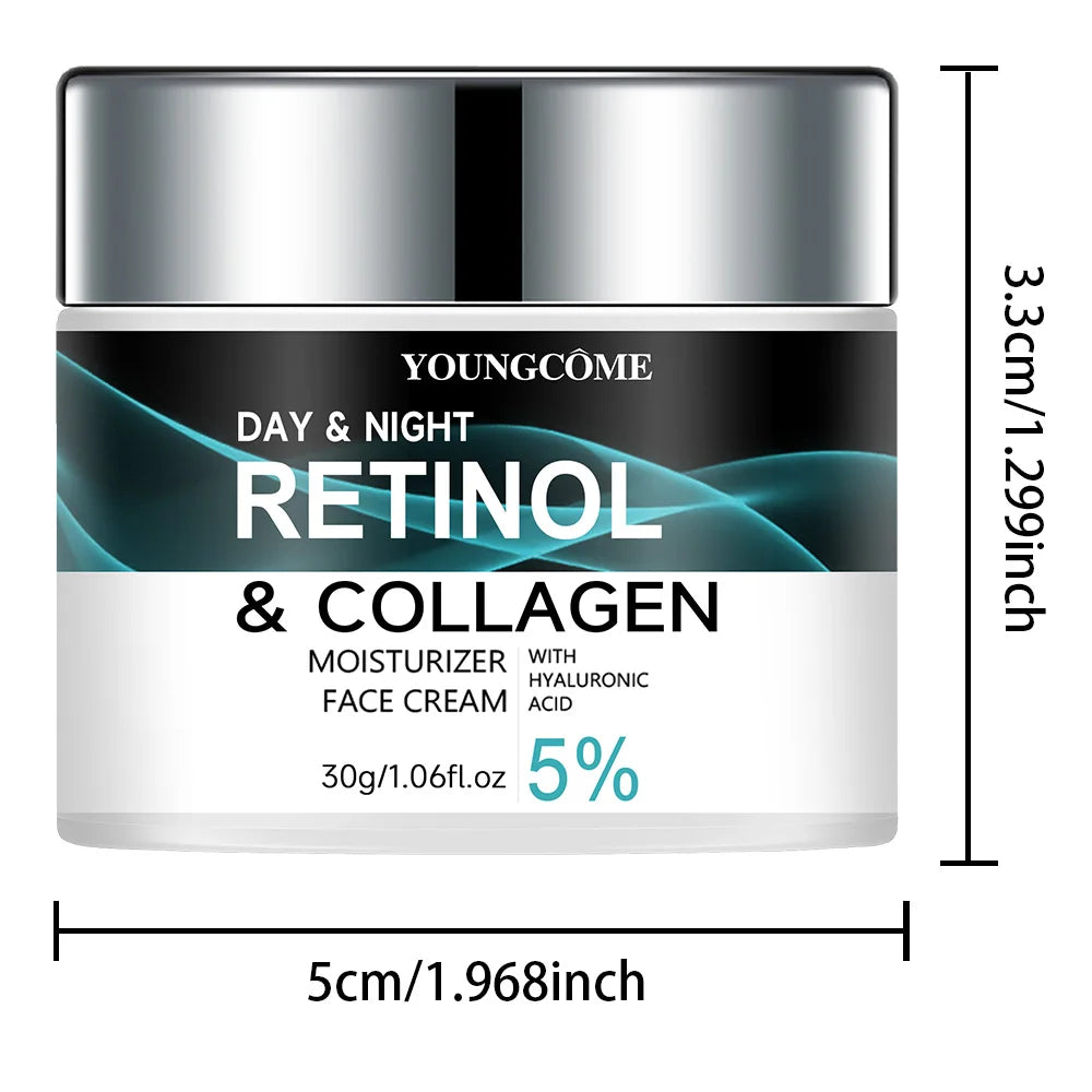 YOUNGCOME レチノールクリームは、肌の弾力性とツヤを促進し、栄養を与え、潤いを閉じ込めて肌の質感を改善します。