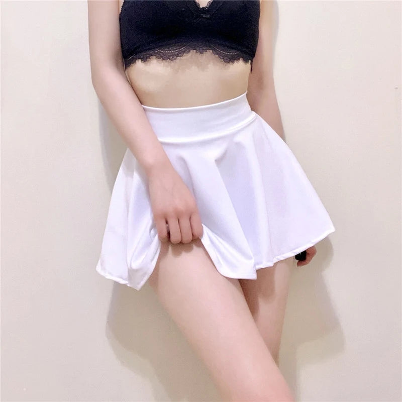 Fashion Sexy Mini Skirt Summer Women Skirts High Waist Pleated Skirt For Girl Korean Tennis Skirts Sexy Lady All-match Clothing