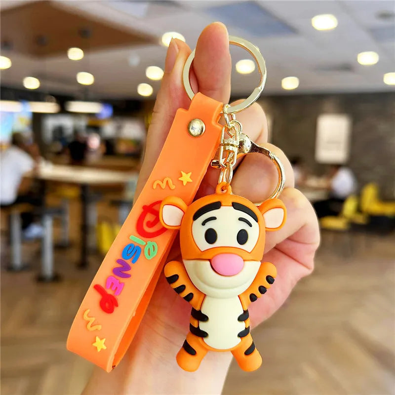 New Kawaii Anime Disney Keychain Toy Story Personalized Variety of Cartoon Doll Keyring Key Chain Car Pendant Kids Toys Gifts