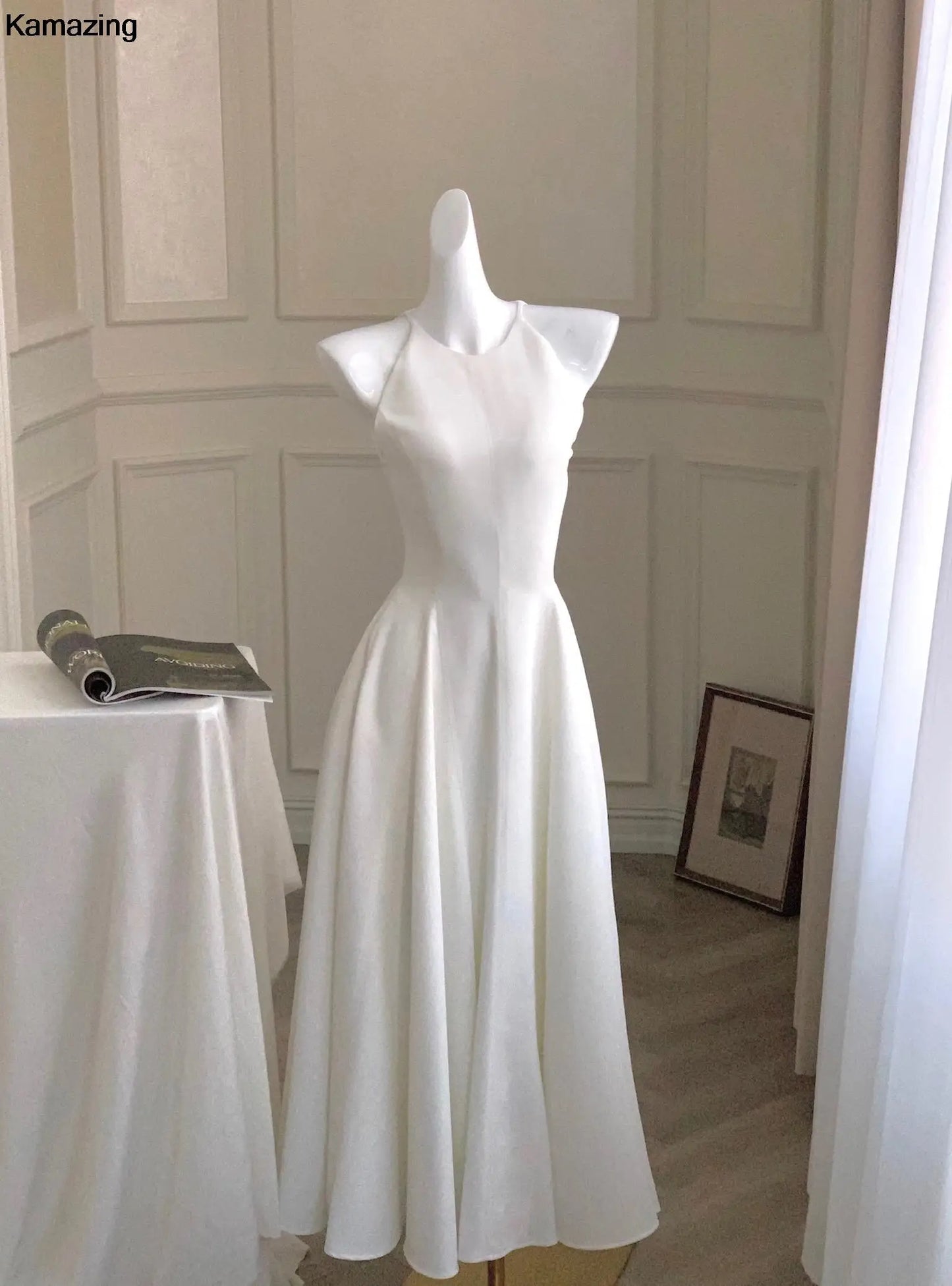French Romantic A-line Party Dresses Women Elegant Sleeveless Birthday Graduation Midi Dress Summer New Fashion Mujers Robe