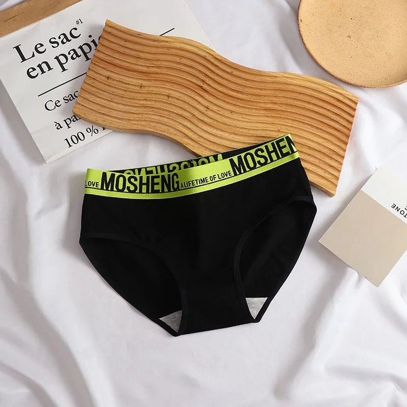 Cotton Women Panties Sexy Sports Underwear Safety Pants Plus Size Boxer Shorts Mid-Rise Boyshorts Intimates Girls Solid Briefs