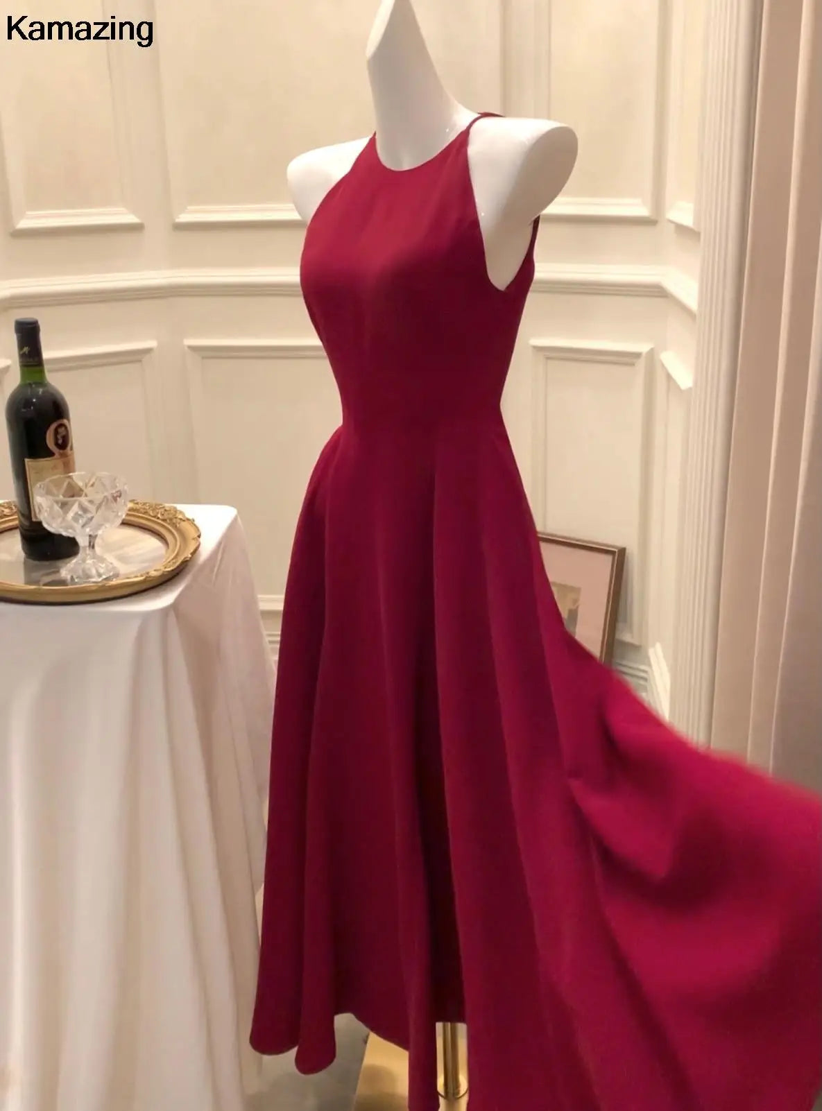 French Romantic A-line Party Dresses Women Elegant Sleeveless Birthday Graduation Midi Dress Summer New Fashion Mujers Robe