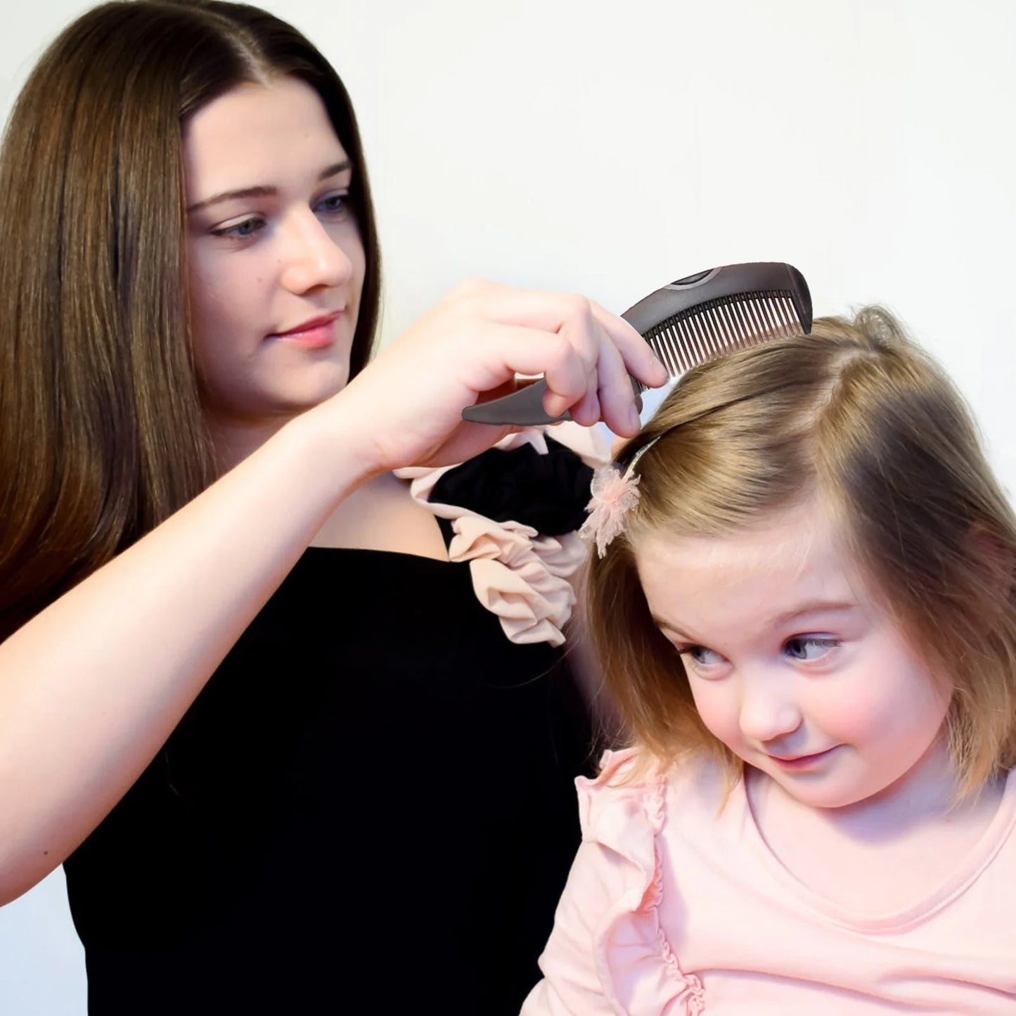 フケ除去頭皮用ヘアコーム、ヘアスタイリングコーム、セルフクリーニング式静電気防止マッサージブラシ、ヘアサロンスタイリングツール