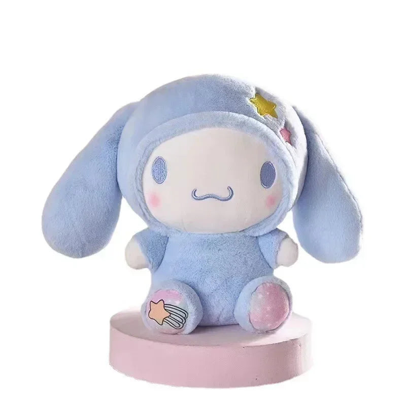 Kawaii Anime Sanrioed Hello Kitty Kuromi Cinnamoroll Plush Dolls Room Ornaments Pillow Toy Girl Children Birthday Valentine Gift