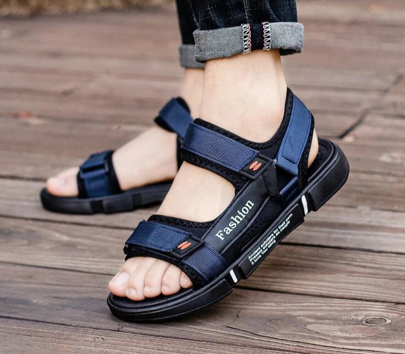 Men Sandals Summer Leisure Holiday Sandals Men Shoes New Comfortable Outdoor Sneakers Male Retro Casual Beach Sandals