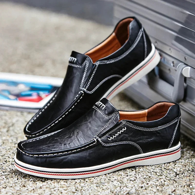 Flats Moccasins Men Loafers Party Driving Loafers Male Genuine Leather Business Office Shoe Leather Men's Casual Shoes