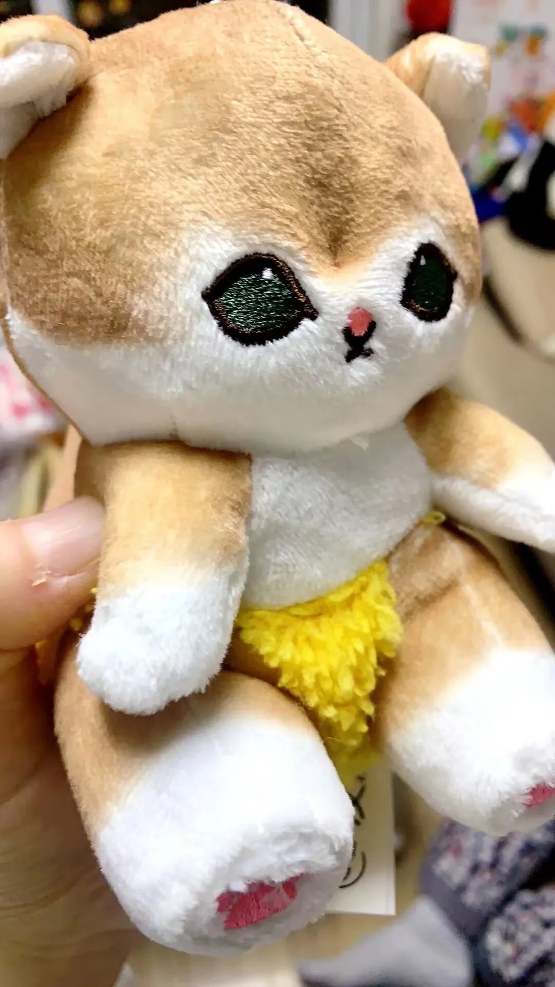 Hot Sale Genuine Yoyo Japanese Style Cute Mofusand Plushie Shark Cat Series Soft Stuff Hanging Keychain Pendant Gifts For Friend