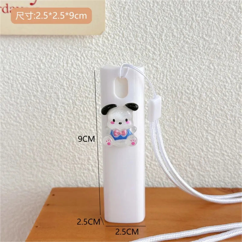 Kuromi Sanrio Spray Bottle Cartoon Anime Cinnamoroll Student Travel Portable Cosmetics My Melody Perfume Alcohol Press Bottled