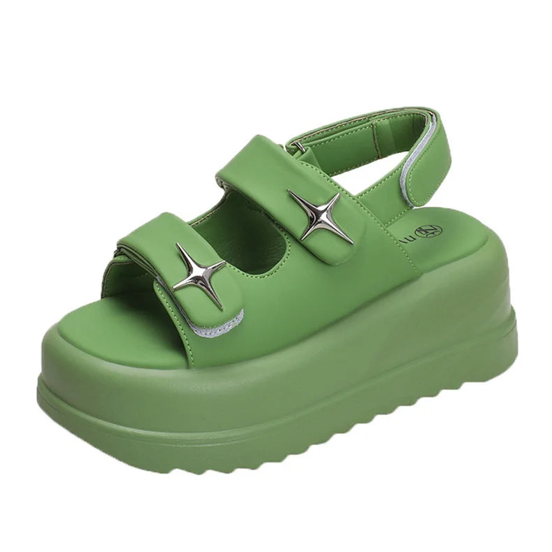 Slippers for Women 2023 Summer New Fashion New Designer Platform Slippers Female Solid Color Fashion Casual Flip Flops Women