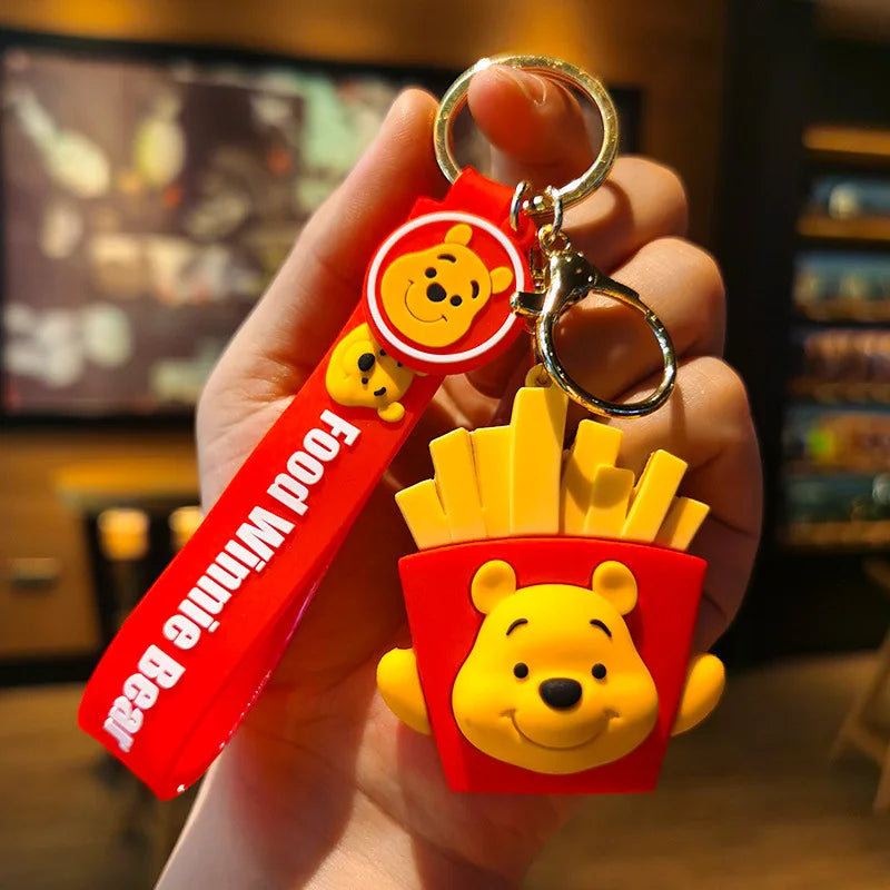 New Kawaii Anime Disney Keychain Toy Story Personalized Variety of Cartoon Doll Keyring Key Chain Car Pendant Kids Toys Gifts