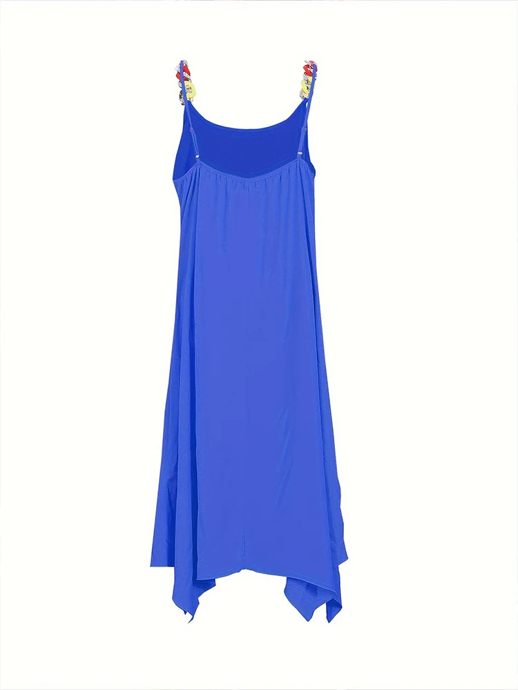 Plus Size Women's Party Dresses Halter Strapless Round Neck Solid Colour Sexy Dress Loose Casual Long Dresses
