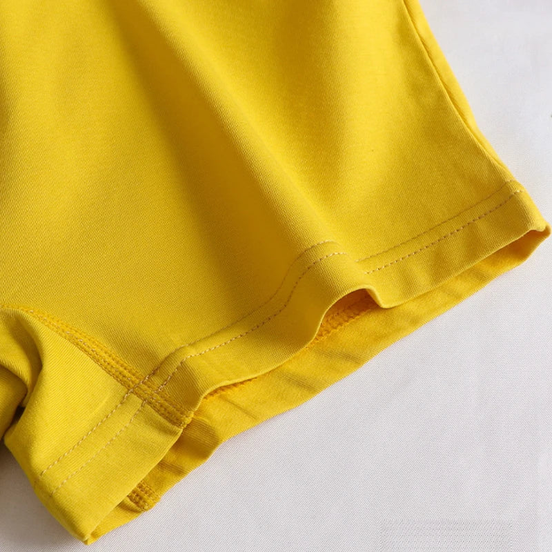 Cotton Women Panties Sexy Sports Underwear Safety Pants Plus Size Boxer Shorts Mid-Rise Boyshorts Intimates Girls Solid Briefs