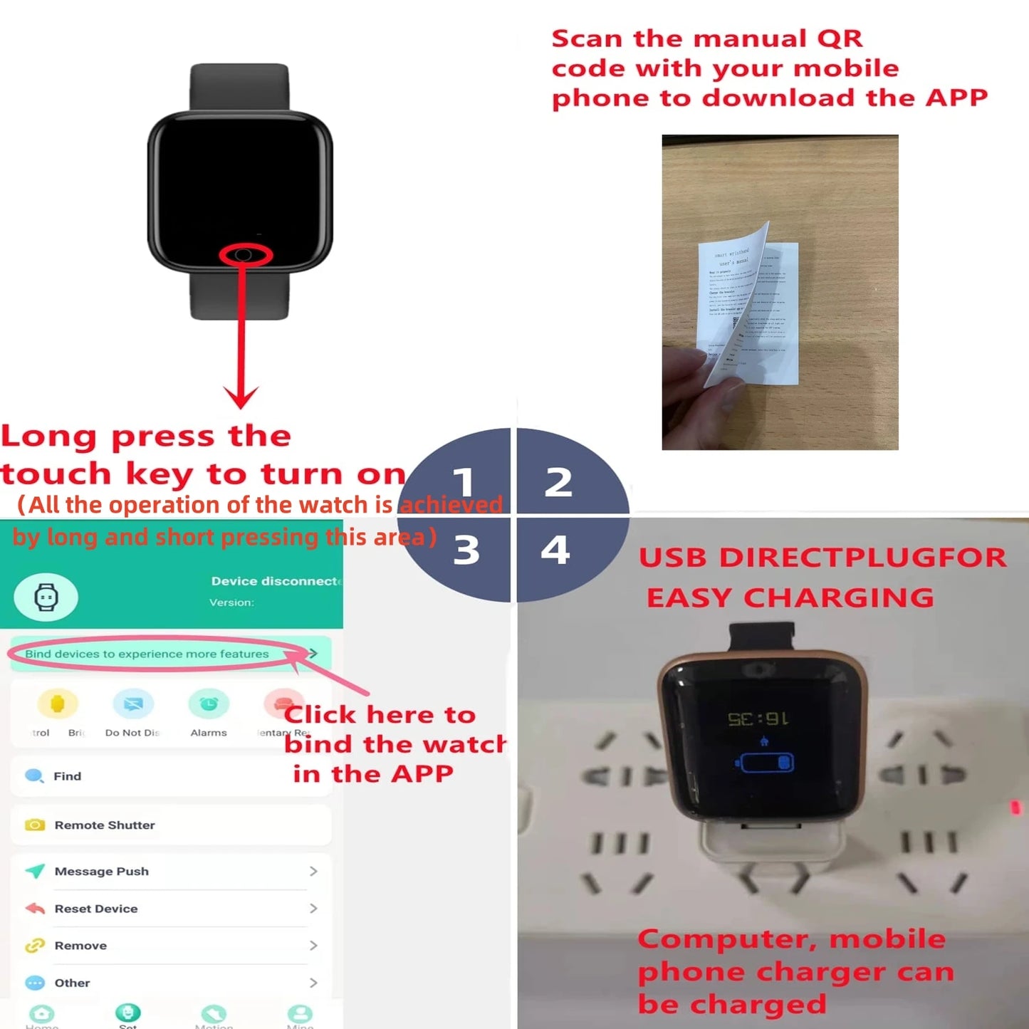 女性・男性向けスマートウォッチ 腕時計 Bluetooth接続 音楽再生 フィットネス スポーツブレスレット 睡眠モニター デジタルウォッチ