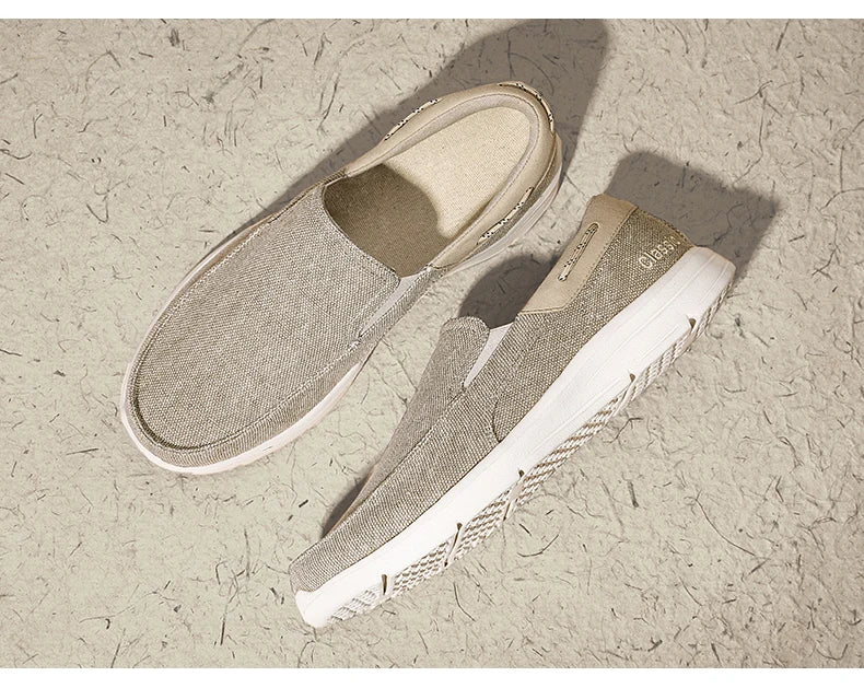 Loafers For Men Shoes Autumu New Men Canvas Shoes Classic Leisure Shoes Comfortable Breathable Sneakers For Men Loafers