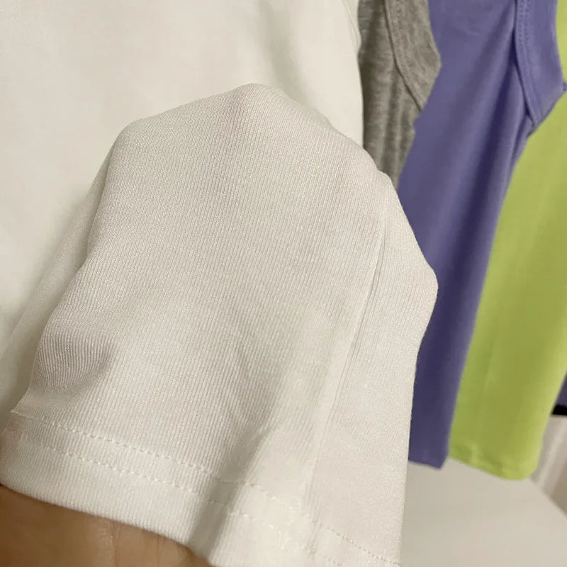 I-Shaped Tank Women Inner Outer Wear Sleeveless Bottoming Shirt Summer Thread Vest Slim-Fit Cover Supernumerary Breast Tops