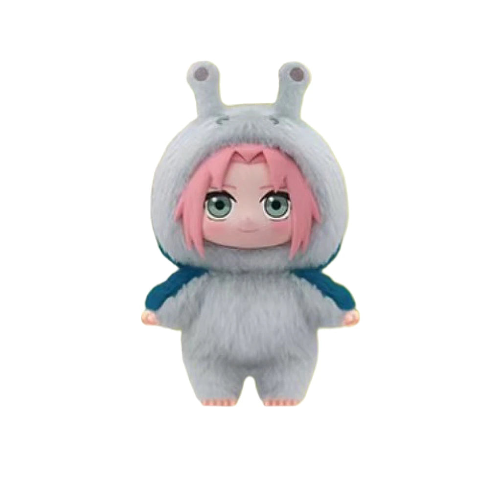 Original BANDAI Eaki Naruto Uzumaki Naruto Blind Box Shippuden Beast Party Series Plush Doll Anime Characters Are Cute Toys Gift