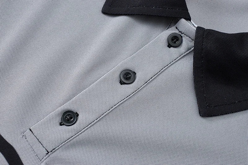 ストライプ柄ポロシャツ メンズ プラスサイズ 1XL-7XL 110-175kg 半袖ポロTシャツ ゆったりポロシャツ オーバーサイズトップス 大きいサイズ メンズ服