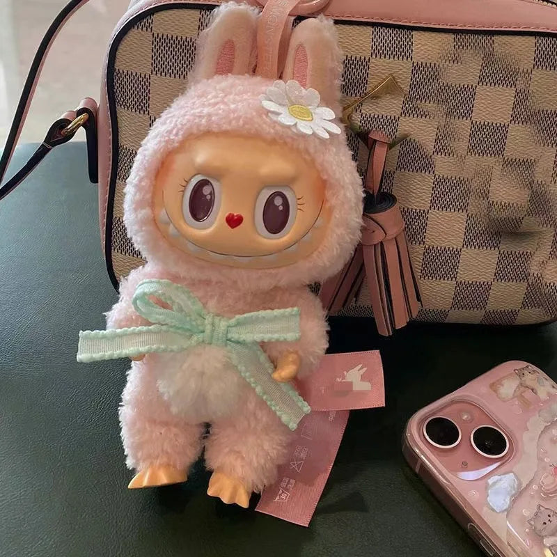 Limited Kawaii Pink Mokoko 1st Spring Flower Sweetheart Vinyl Doll Backpack Pendant Decoration Doll Amusement Park
