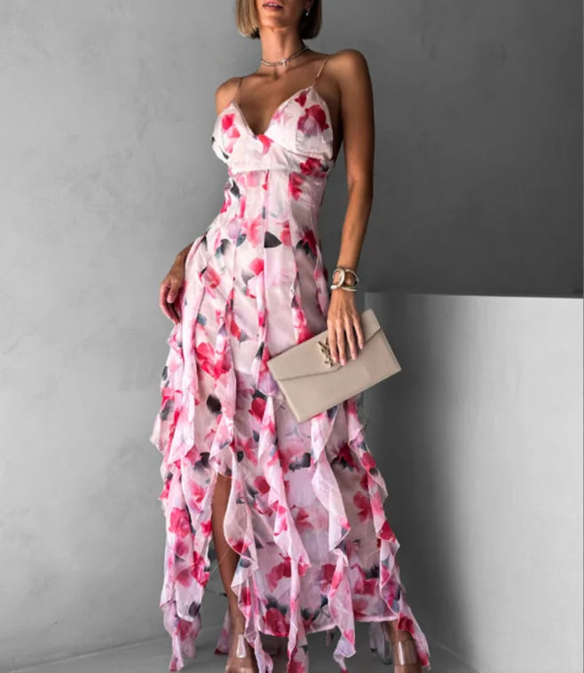 Long dresses Elegant Off Shoulder Evening Dress 2025 Princess Sleeve Chiffon Gown for Women Party Prom Formal Wear Long A-Line