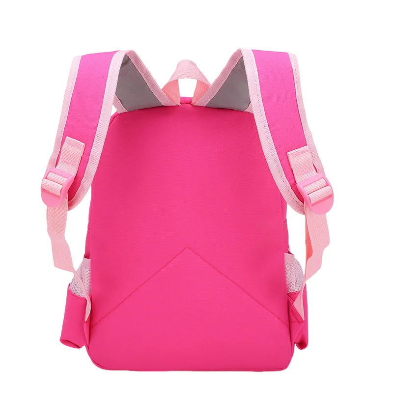 Sanrio Hello Kitty and Spiderman Double-shoulder Backpack Kawaii Cartoon Design pink School Bag for boy girl Travel Bag Gift
