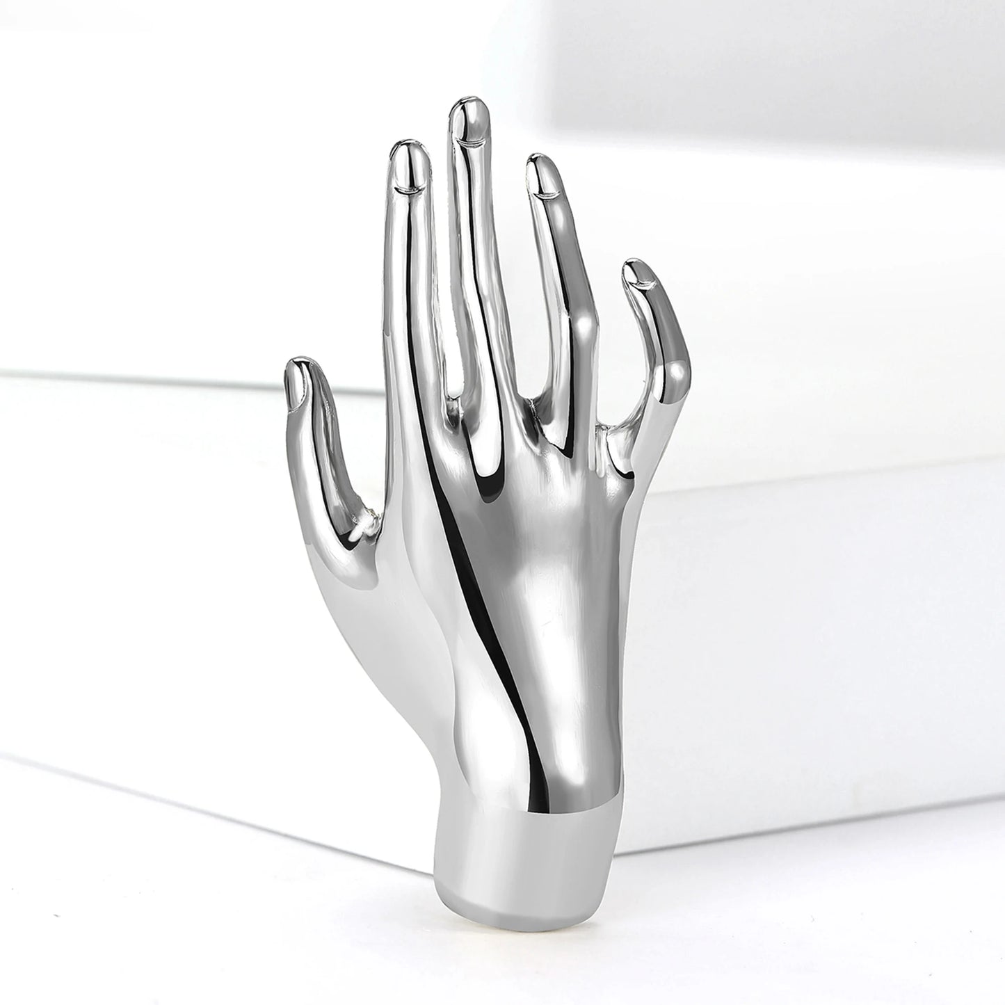 Glossy Hand Pins for Women Unisex Glossy Character Brooches Office Party Friend Gifts Jewelry Accessories